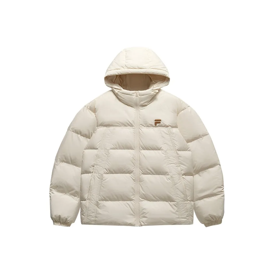FILA FUSION FOB Down Jacket Unisex Wheat Cream