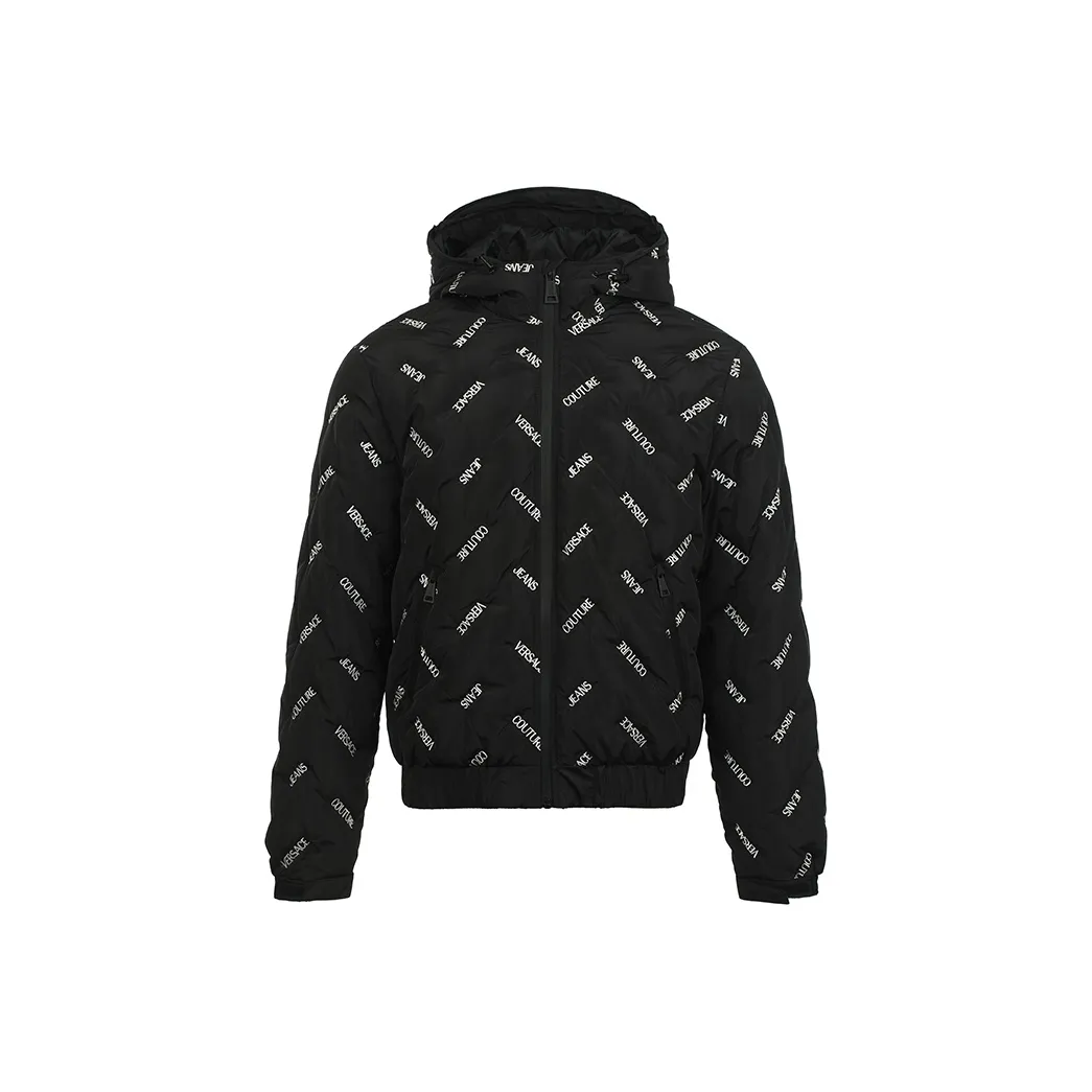 VERSACE JEANS COUTURE Logo print Puffer Jacket