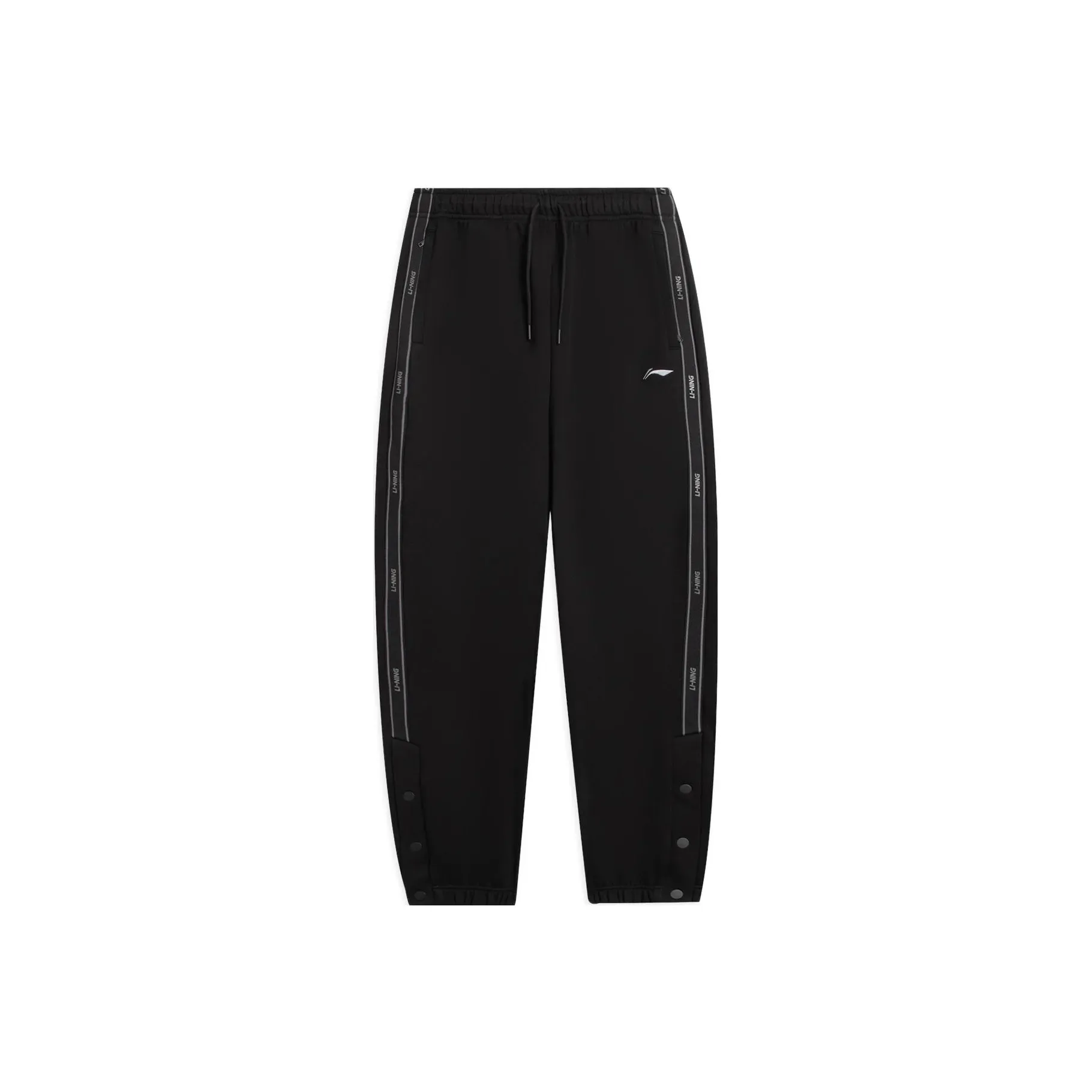 LINING Sports Basketball Collection Черные Мужские Вязаные Тренировочные Штаны