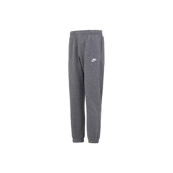 Nike Серые Мужские Вязаные Тренировочные Штаны