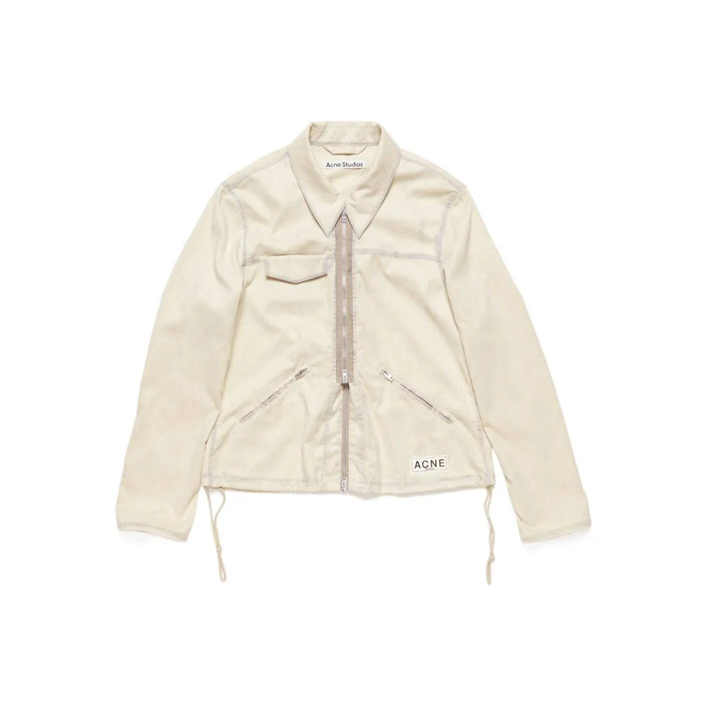 Acne Studios Faux suede Zip up Jacket