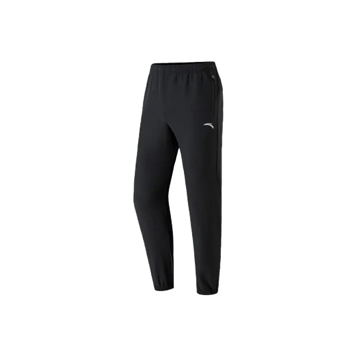 Anta Running Collection Sports Pants Men's Black
