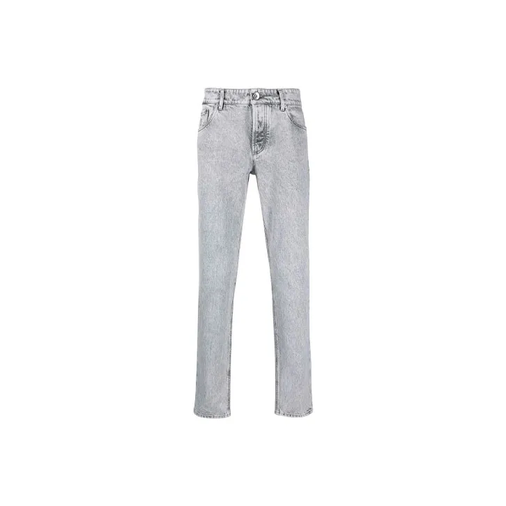 Brunello Cucinelli Stonewashed Slim fit Trousers