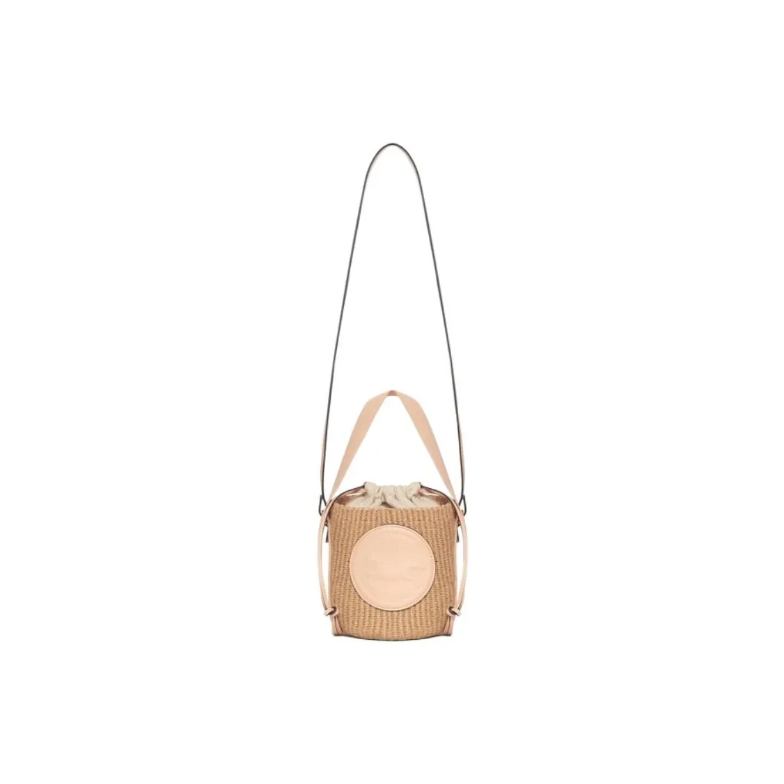 Chloe Paper Bucket Bag, One Shoulder Handbag Small Size Women's Pink