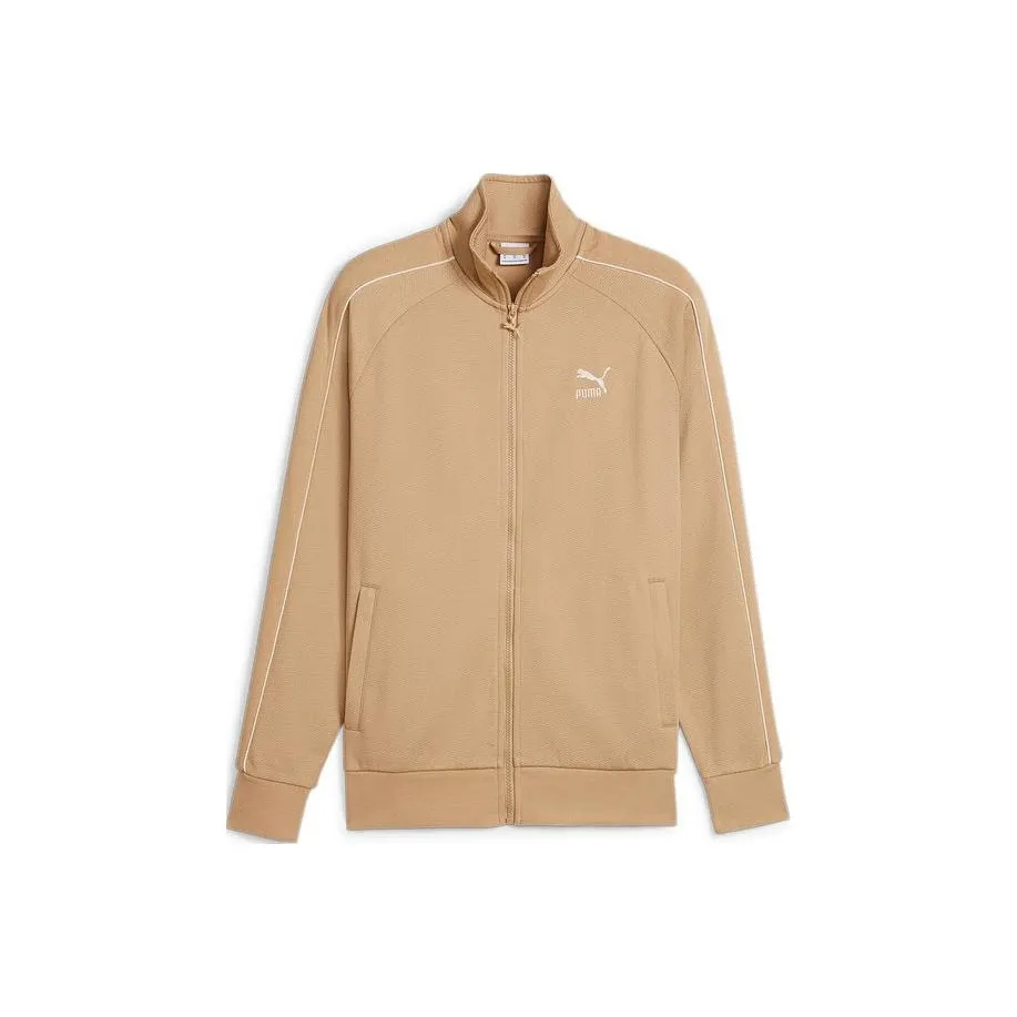 PUMA T7 Куртки и Пальто Мужской Светло-Коричневый