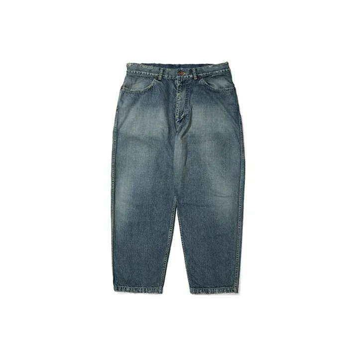 MADNESS Loose Fit Tapered Pants Jeans Unisex Blue