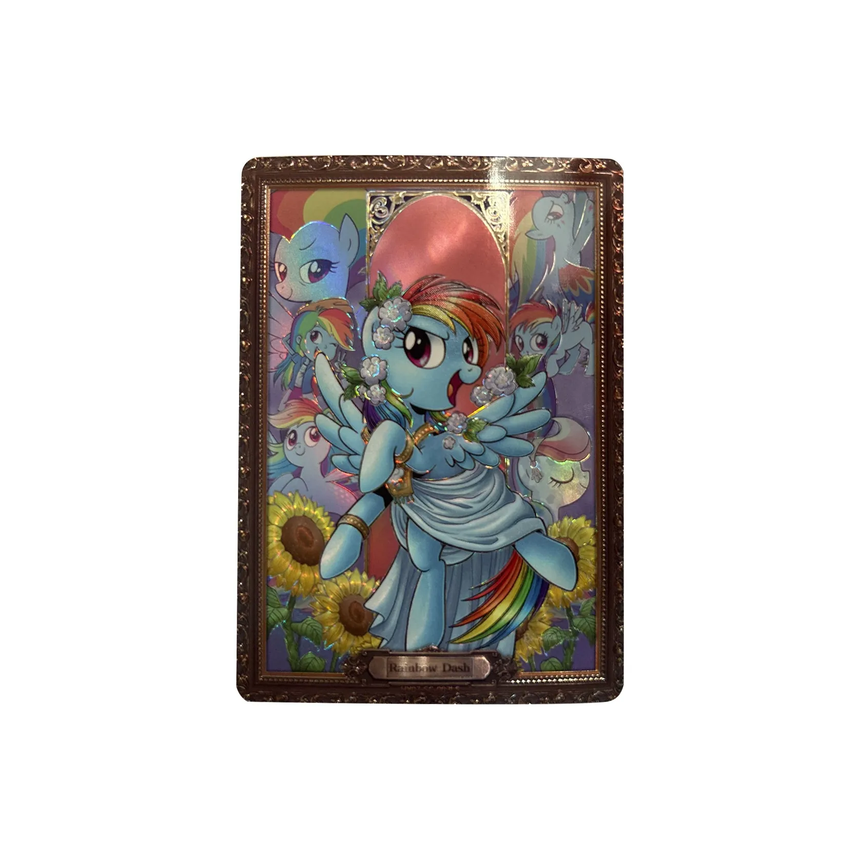 KAYOU Мой маленький пони Объем 7 OF Яркий Moon Bag Rainbow Dash SC Карта IP Аниме Карточки 1 шт