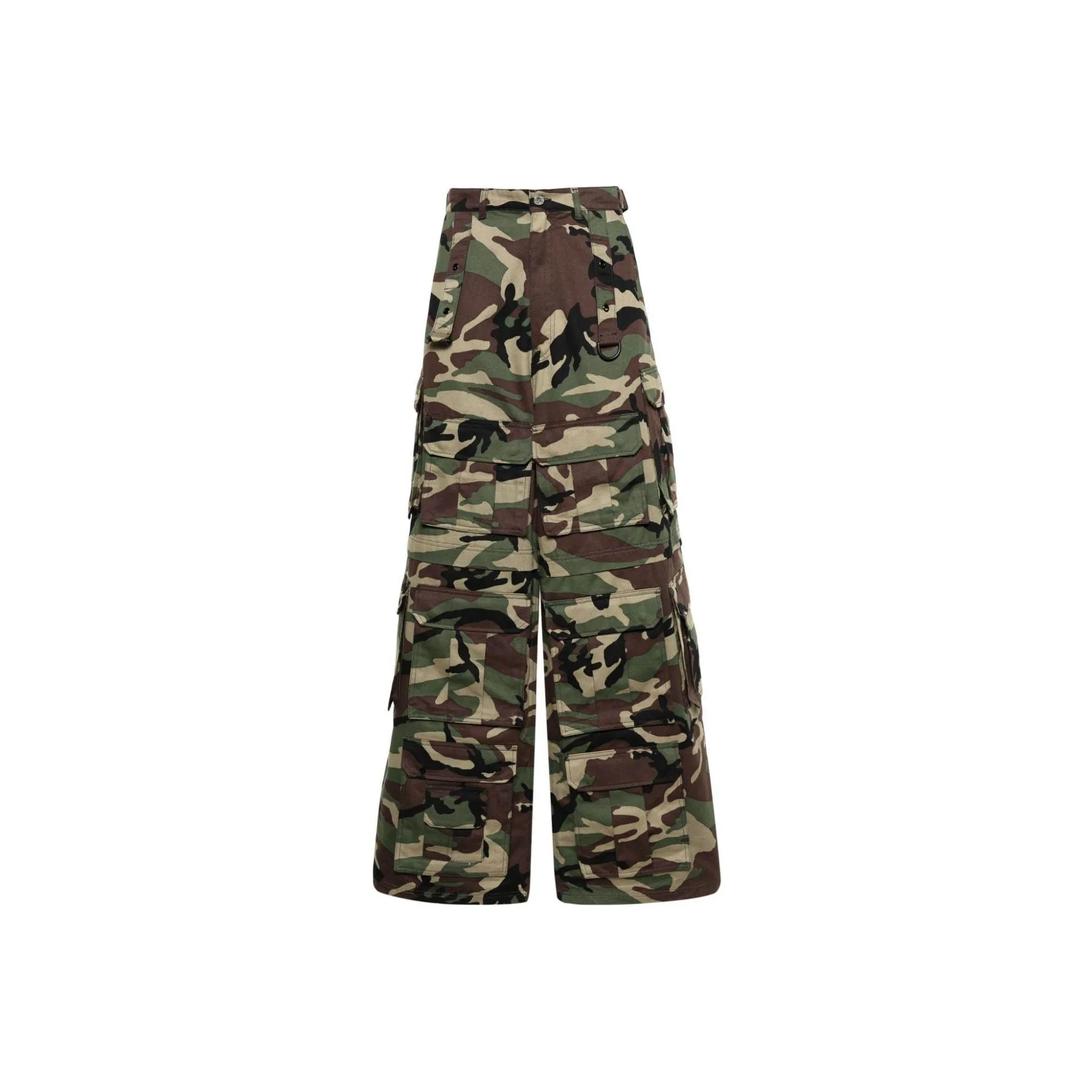 Vetements Camouflage print Wide leg Jeans