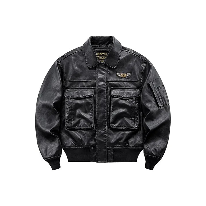 VIP Куртка Кожа Куртка Унисекс