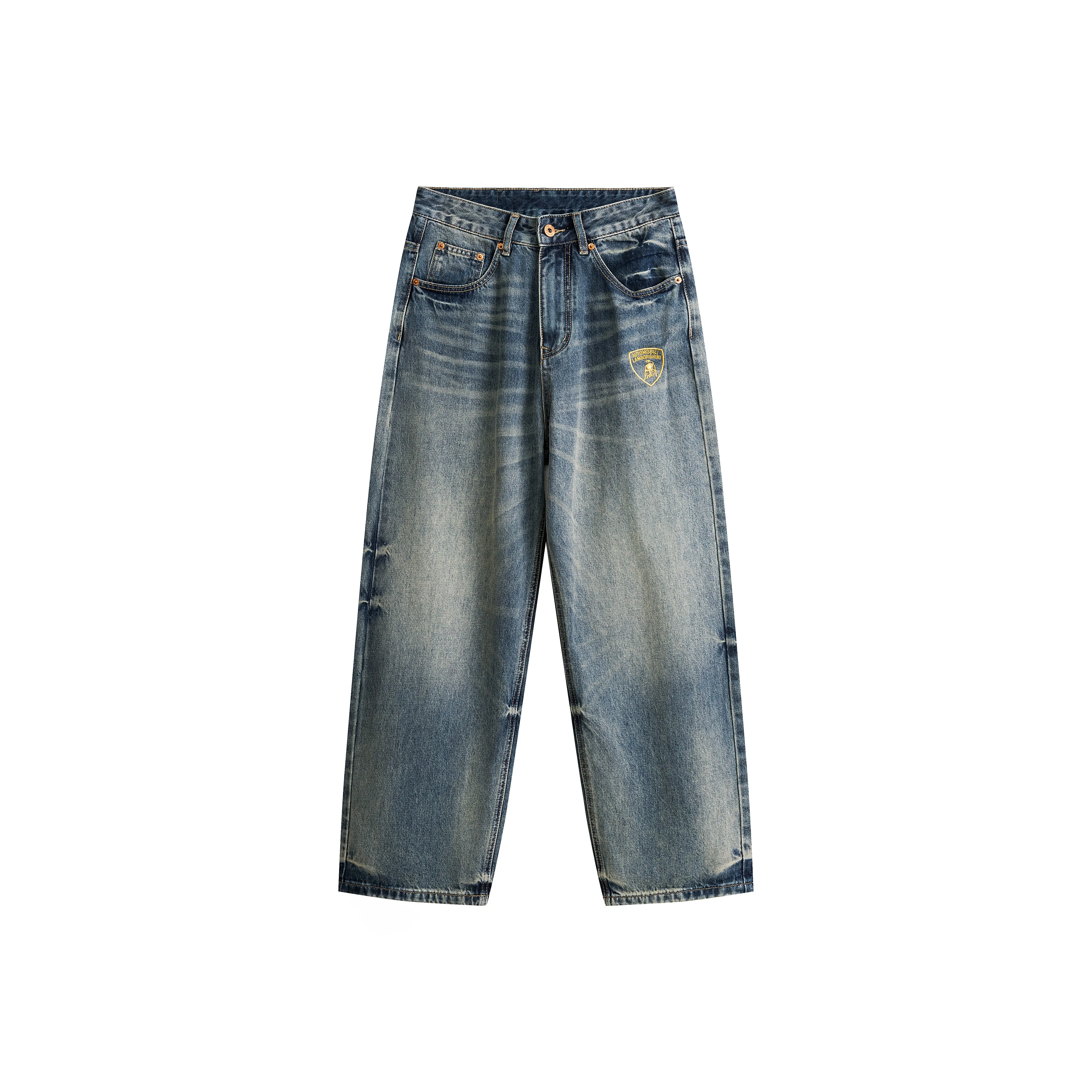 Automobili Lamborghini Jeans Unisex Blue