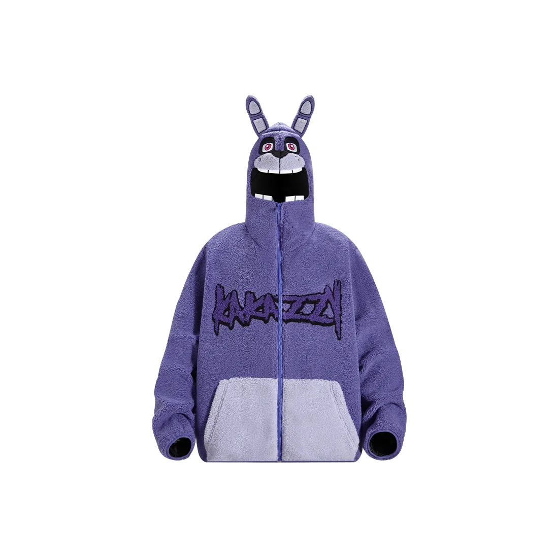 KAKAZZY Хлопковый пуховик унисекс фиолетовый
