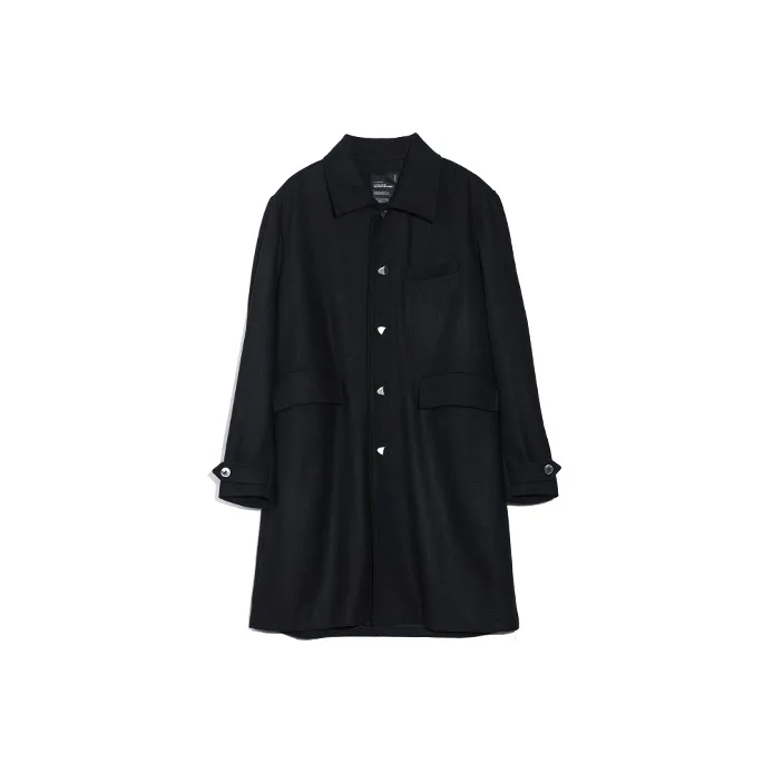 ROARINGWILD ROARINGWILD ARCH Trench Coat Unisex Black