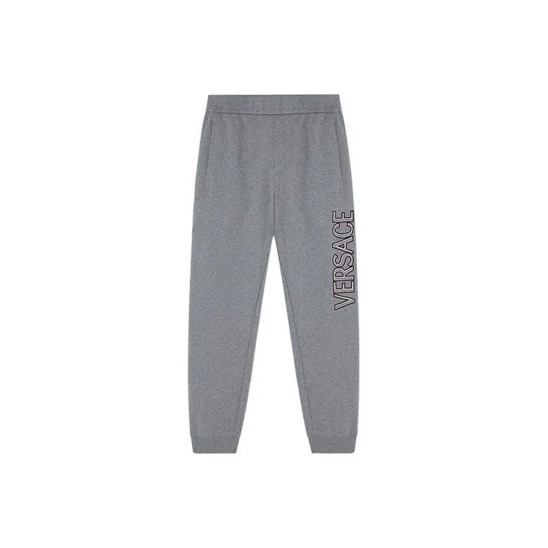 VERSACE FW22 Knitted Sports Pants Men's Gray