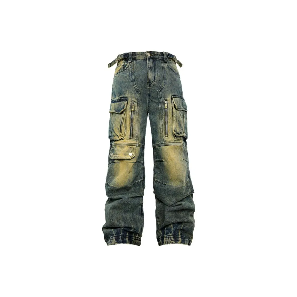 SOUTHTEENAGER Джинсы Мужские Винтаж Синий