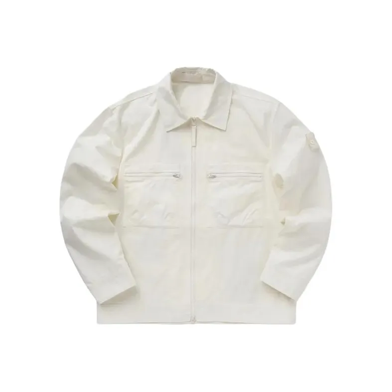 STONE ISLAND Logo Patch Zipped Jacket