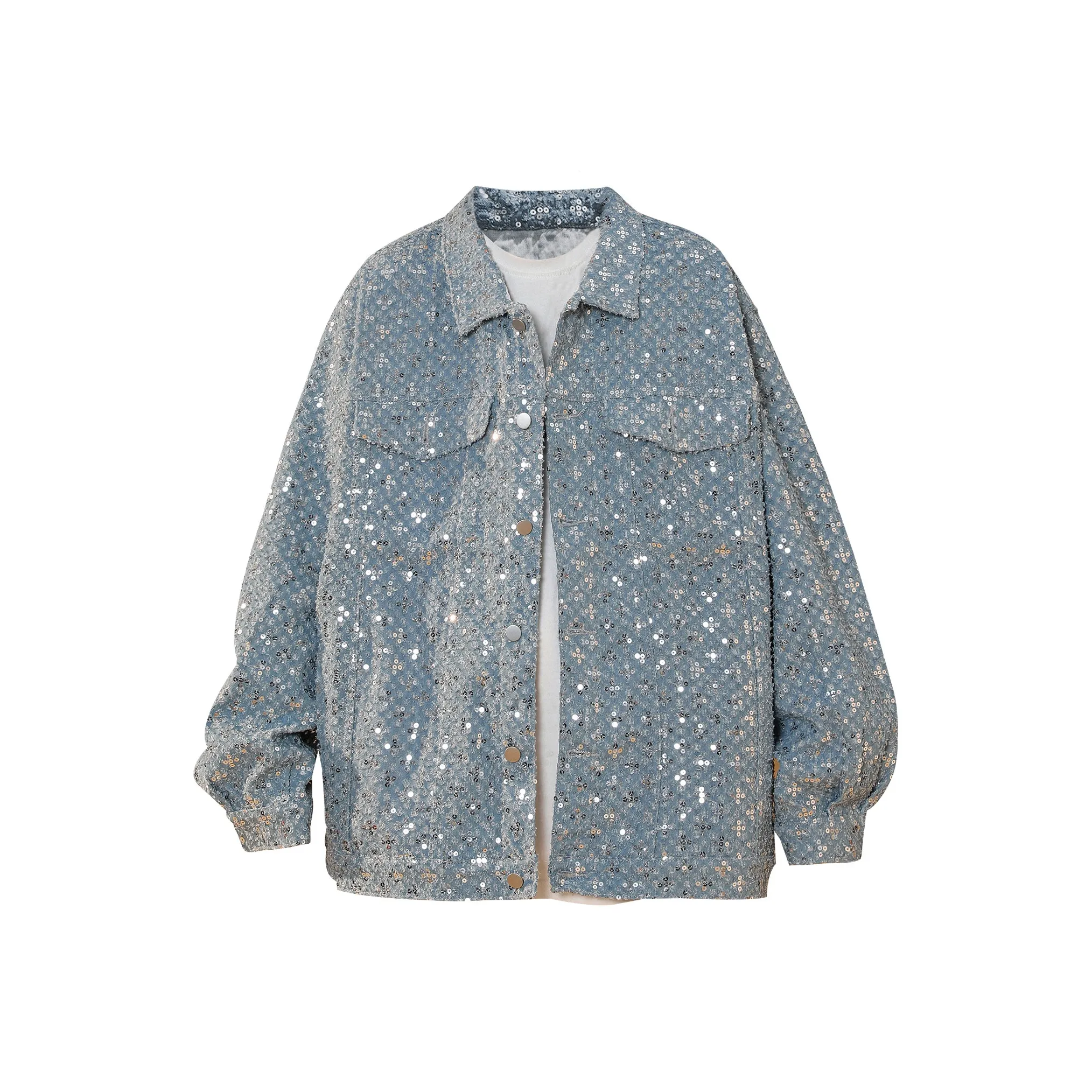 T IRA Jackets chloe Coats Unisex Prussian Blue