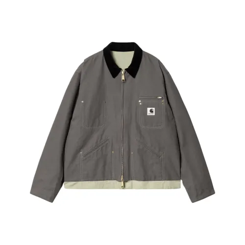 sacai Carhartt WIP Collaboration Co Branded SS24 Серый Мужские Куртки