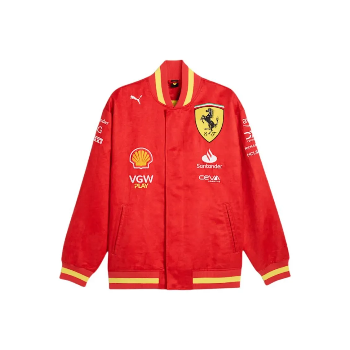 PUMA Chamarra Para Hombre Scuderia Ferrari Team Varsity