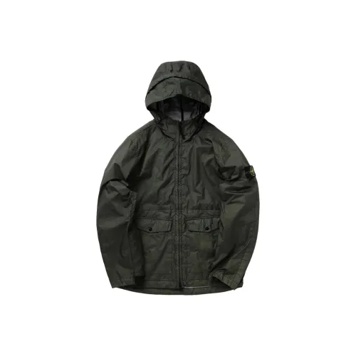 STONE ISLAND Зеленая Мужская Куртка
