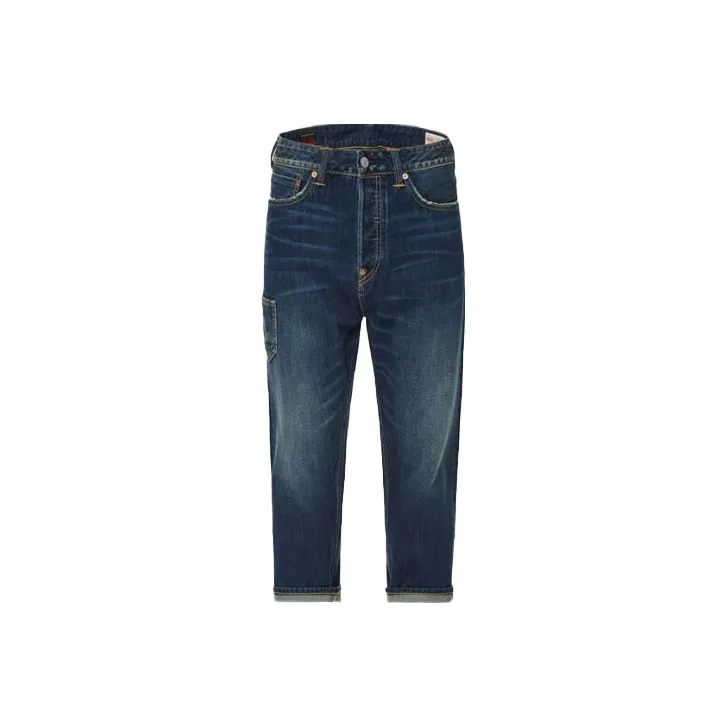 EVISU Джинсовый Синий Мужские Джинсы