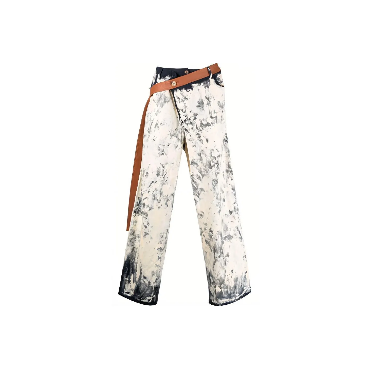Lanvin X Gallery Dept. Full Painted Wool Gabardine Pants