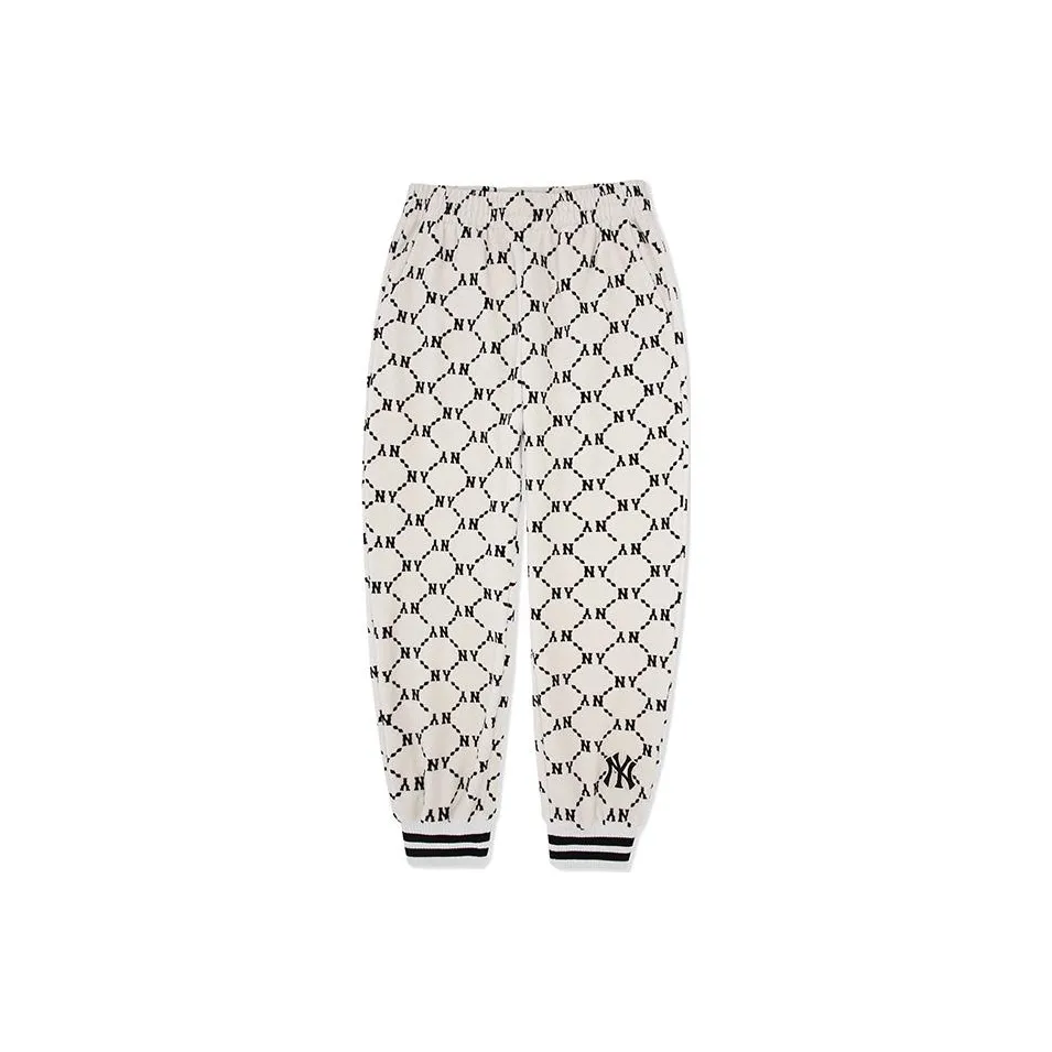 MLB Крем Унисекс Вязаные Тренировочные Брюки