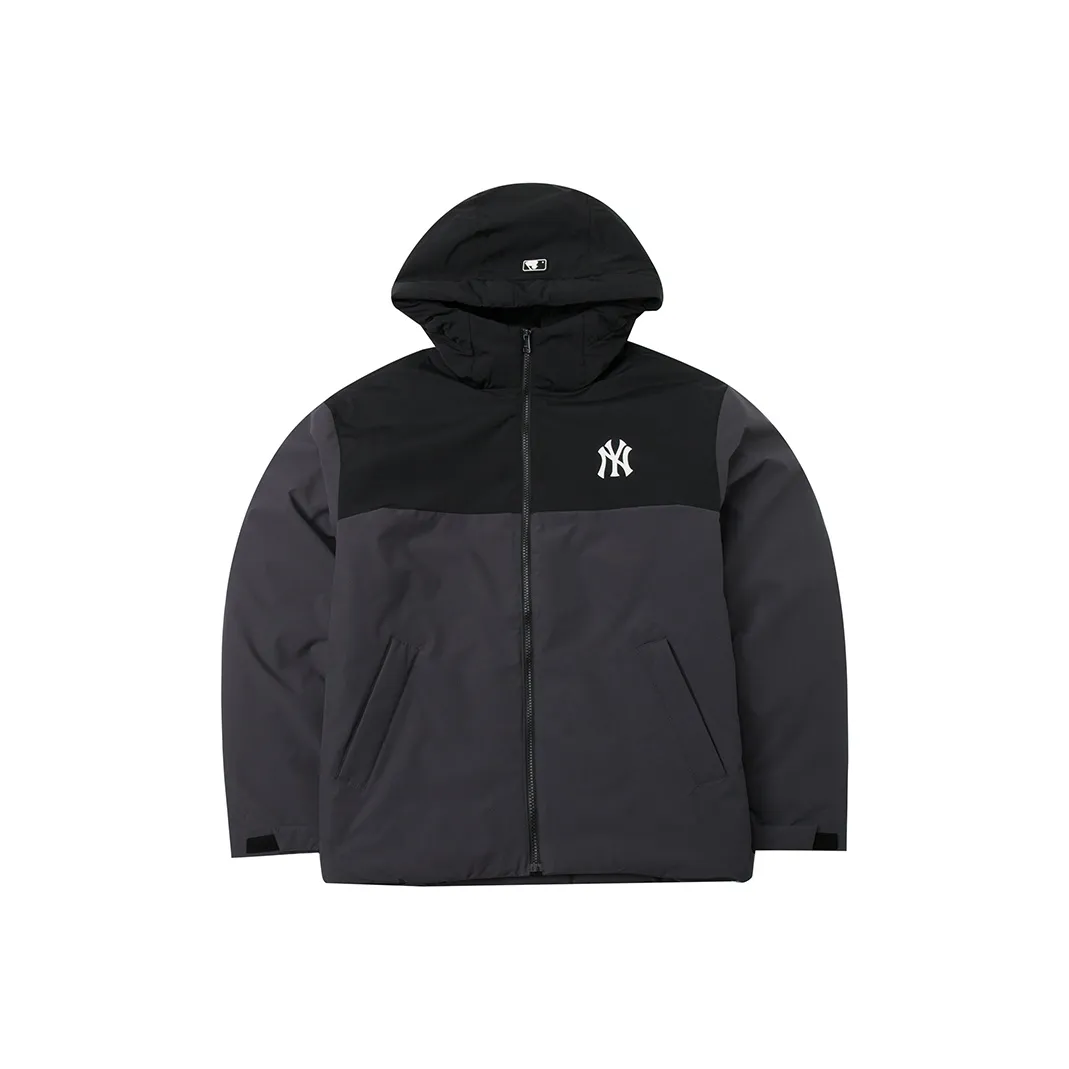 MLB Base Logo New York Yankees Хлопковый пуховик Унисекс Угольный серый