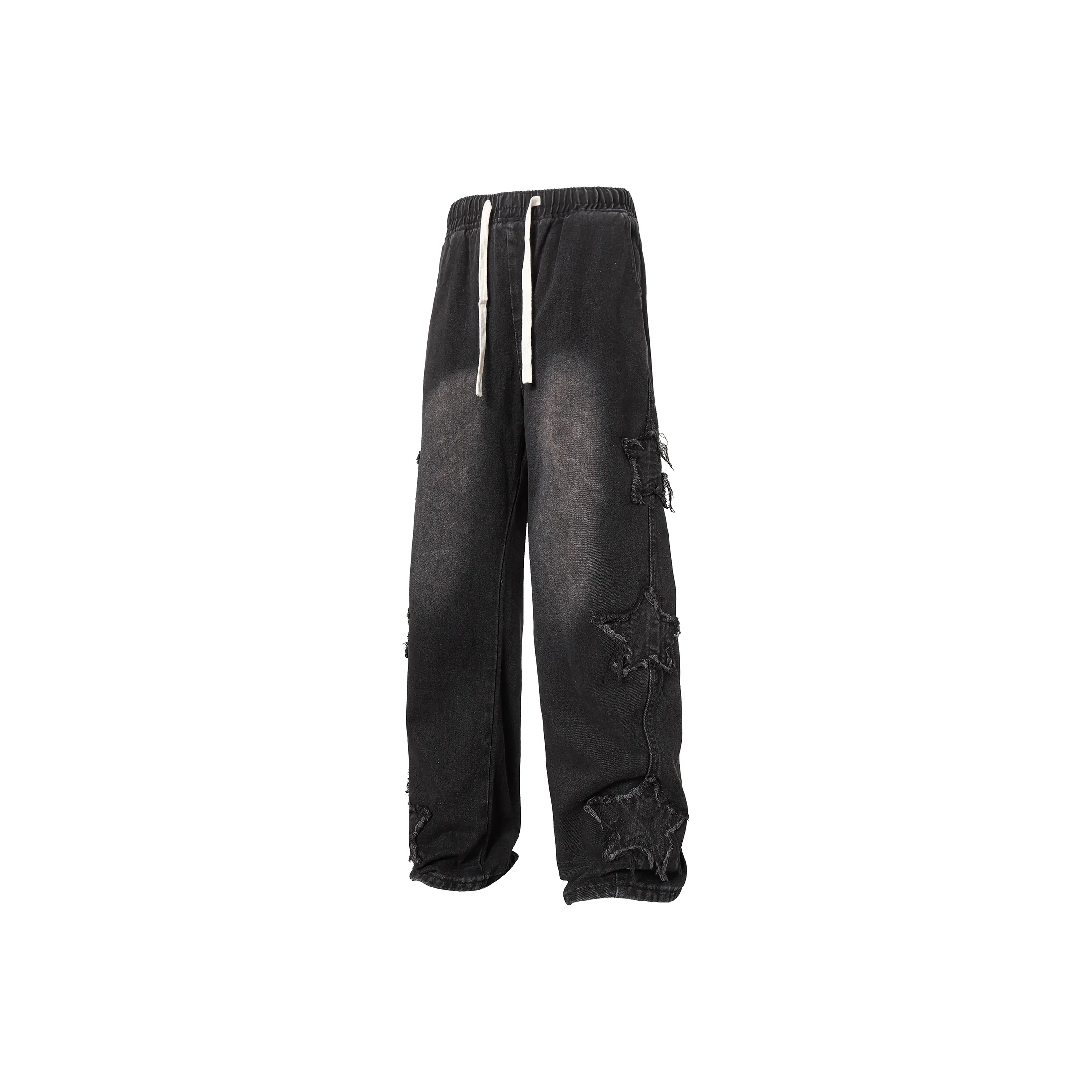 ELCORO High Waisted Jeans Men's