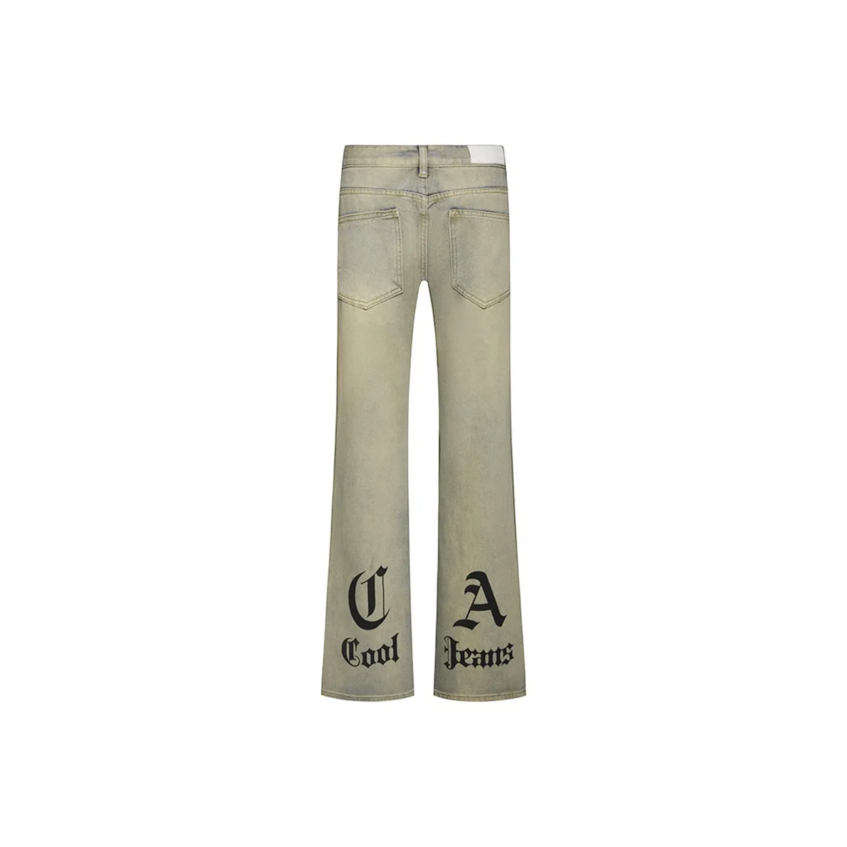 COOLALPACA Jeans Unisex Yellow Mud