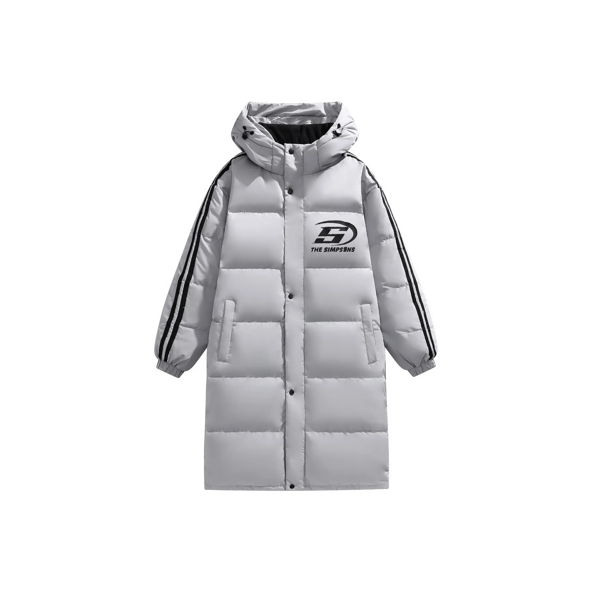 Симпсоны Пэчворк Over The Колено ДУХОВАЯ КУРТКА Унисекс