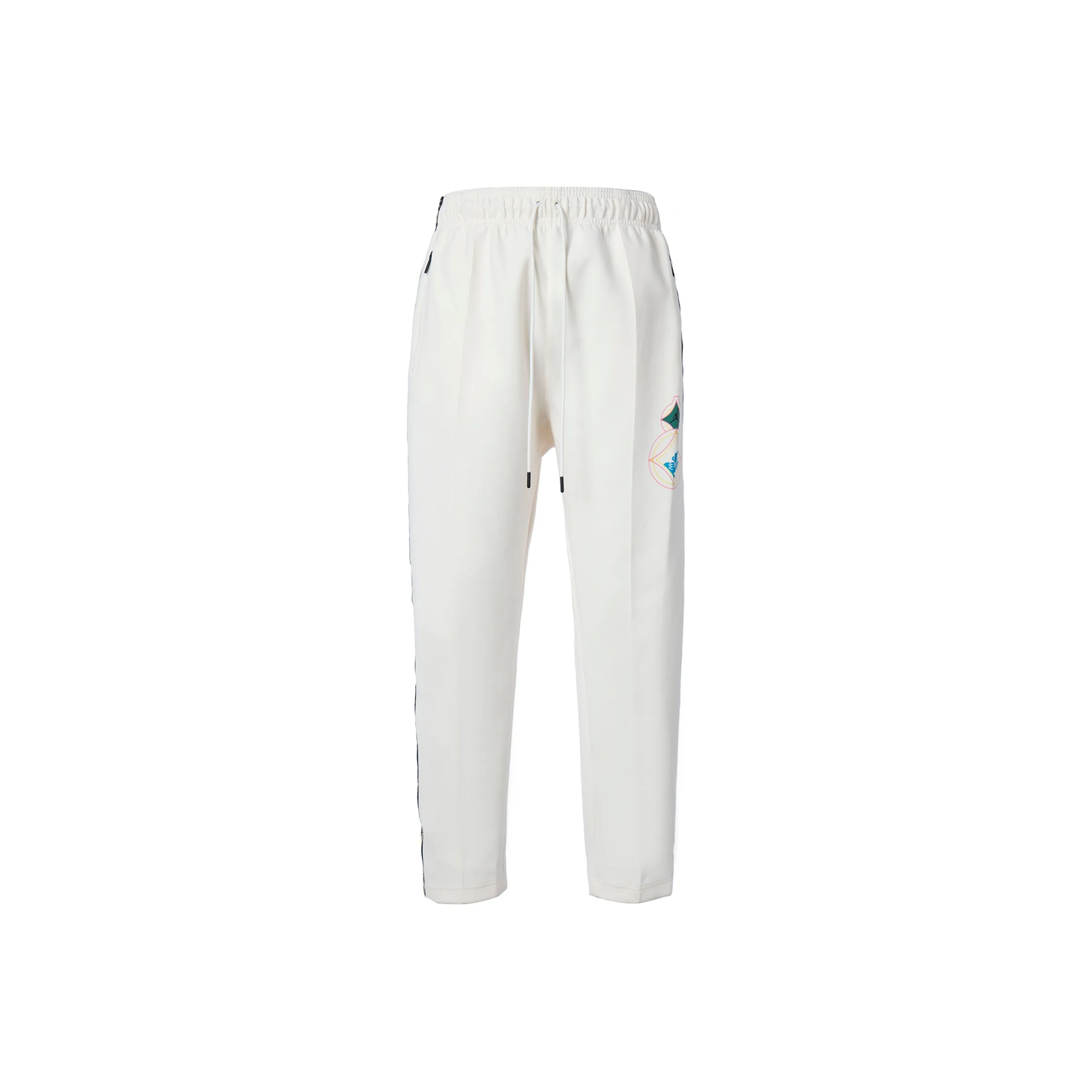 Jordan Knitted Sweatpants Men's Light Ivory White