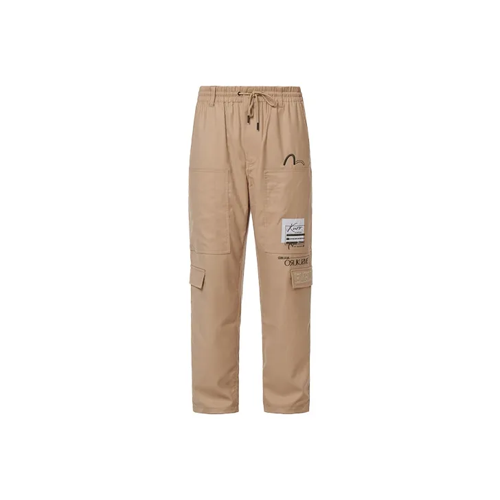 EVISU FW22 Casual Pants Men's Light Umber