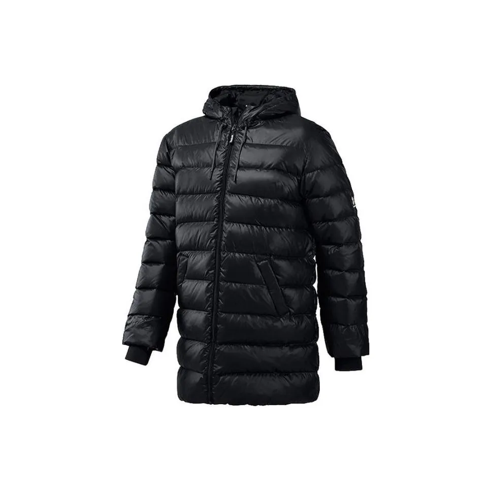 Reebok совместный бренд Черный мужской пуховик