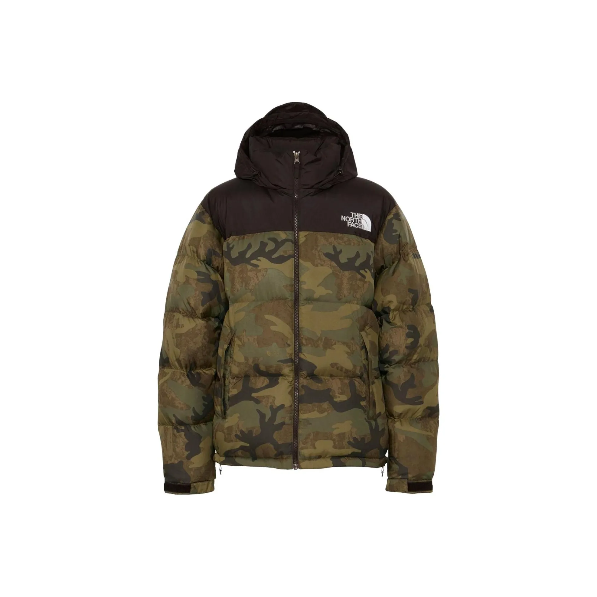Uma Wang Pullover Novelty Nuptse Jacket Green Camouflage Men's Japan Version