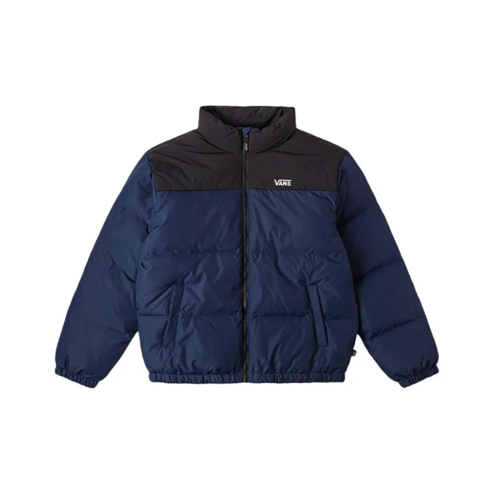 VANS Пуховик Унисекс Темно-синий