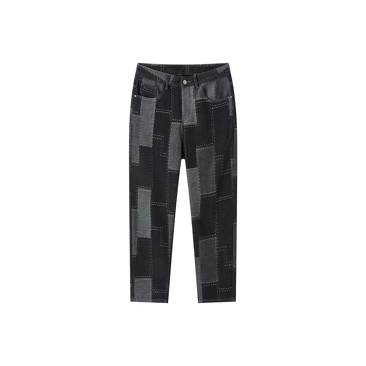 RIVER STONE Jeans Unisex Black Gray