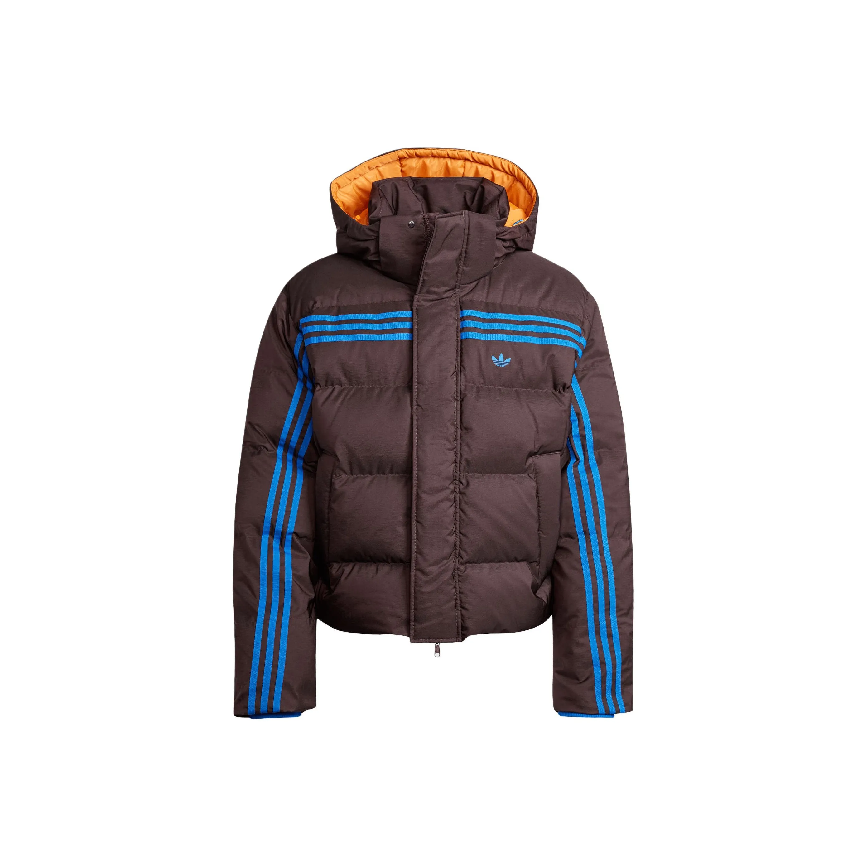 Adidas Originals 70S FW24 PREMIUM Пуховая куртка Мужская Темно-серо-коричневая