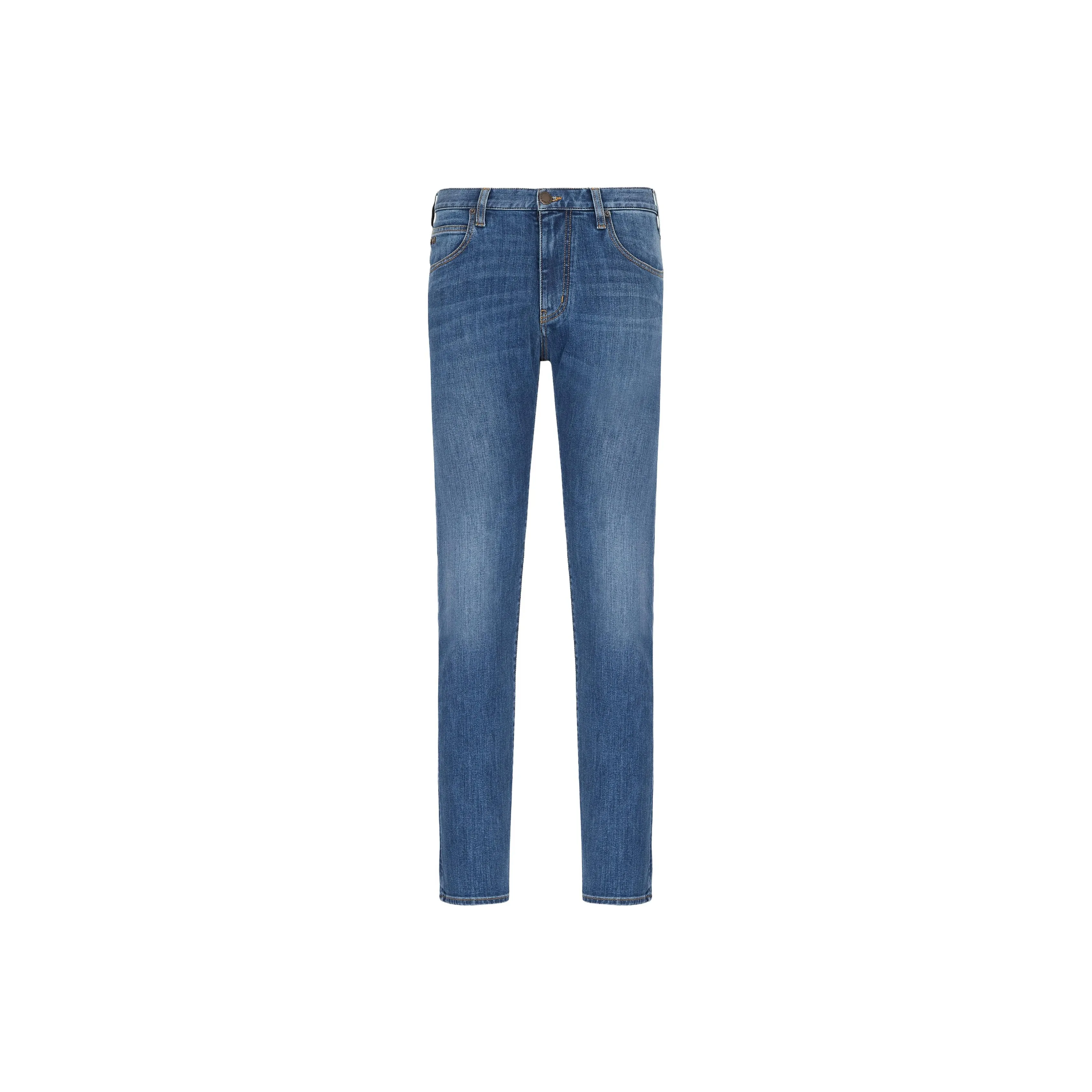 EMPORIO ARMANI J45 Regular fit Washed Twill 11.5 oz Comfort denim Jeans