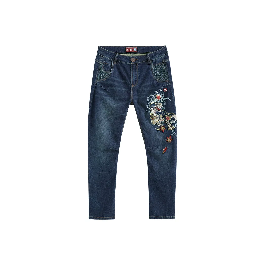 ONIARAI Джинсовый синий Мужские Джинсы