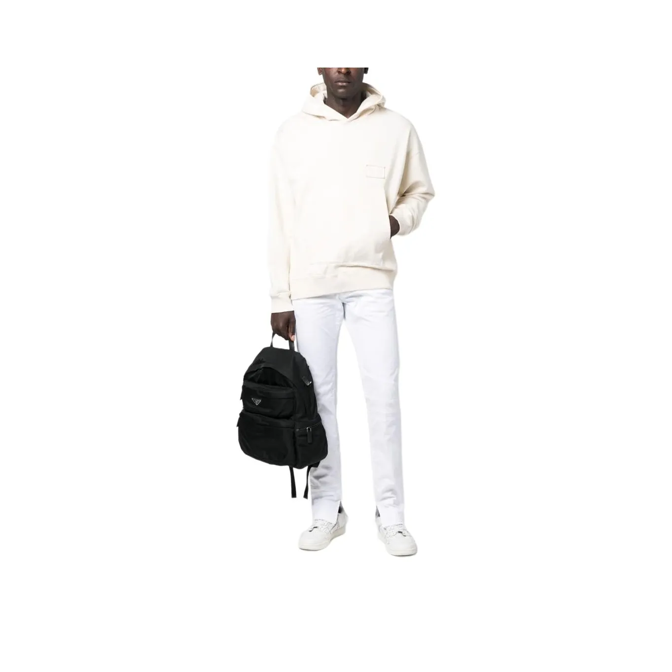DSQUARED 2 Zip-Detailed Tapered Logo-Tag Trousers