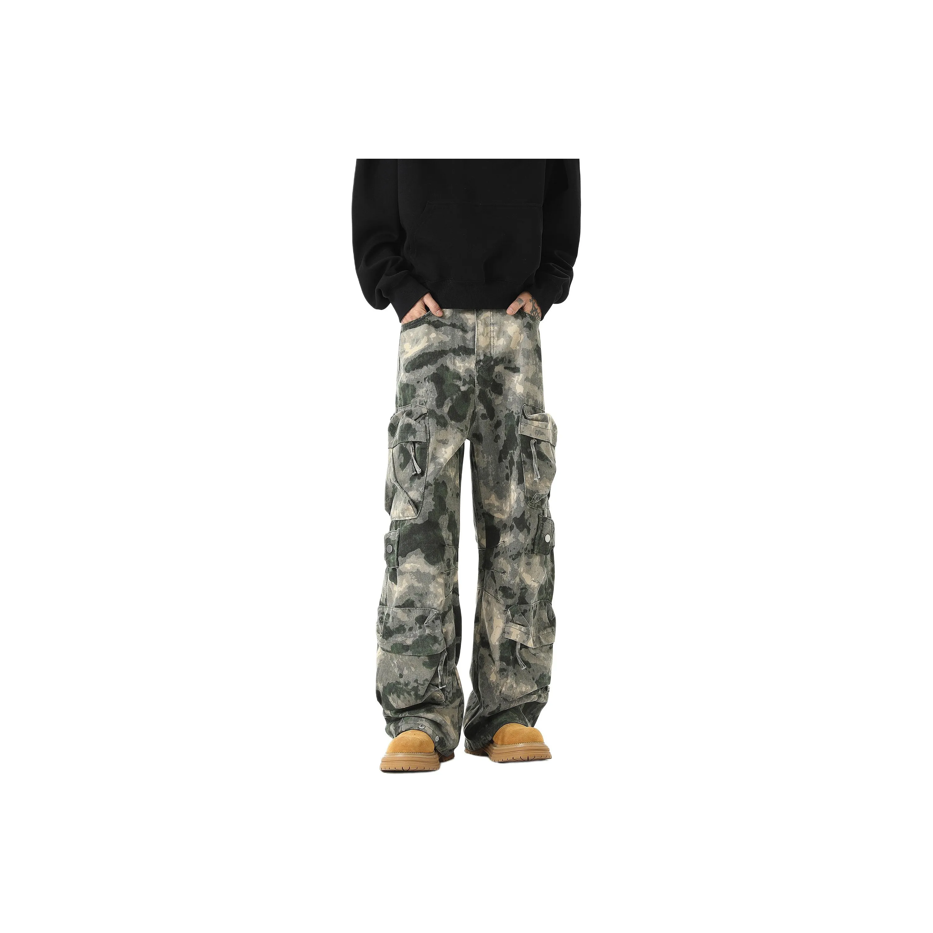GROGNAK Jeans Unisex Army Green
