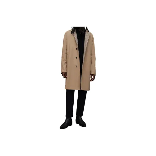 ALLSAINTS Желтый Мужской Тренч
