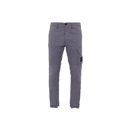 STONE ISLAND Серые Мужские Брюки Карго