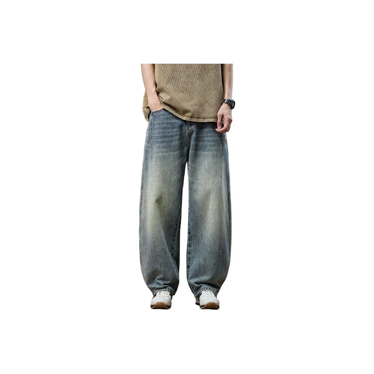 JUCY JUDY Джинсы Унисекс Винтаж Синий