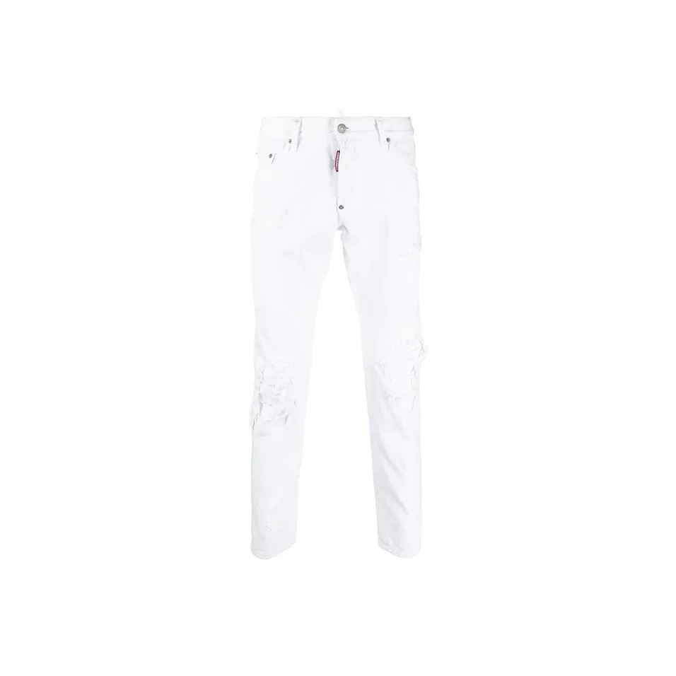 DSQUARED 2 Distressed Skinny Cut Jeans