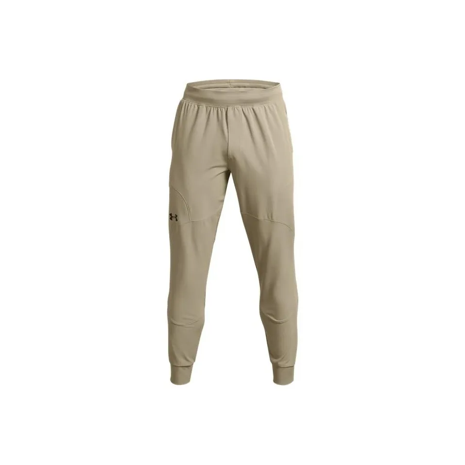 Under Armour Unstoppable Knitted Sweatpants Men's Khaki Gray