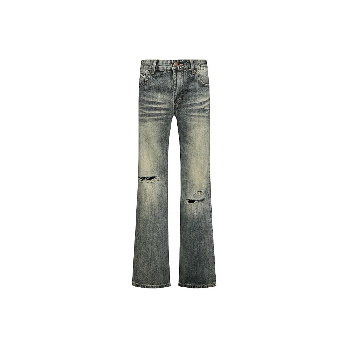 COOLALPACA Loose Fit Bootcut Jeans Unisex