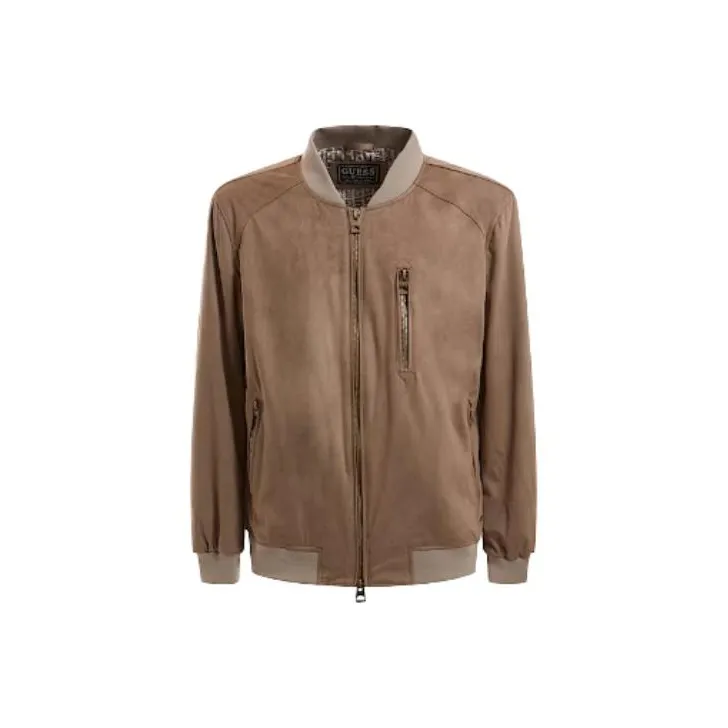 GUESS Jackets & Coats Men's Brown