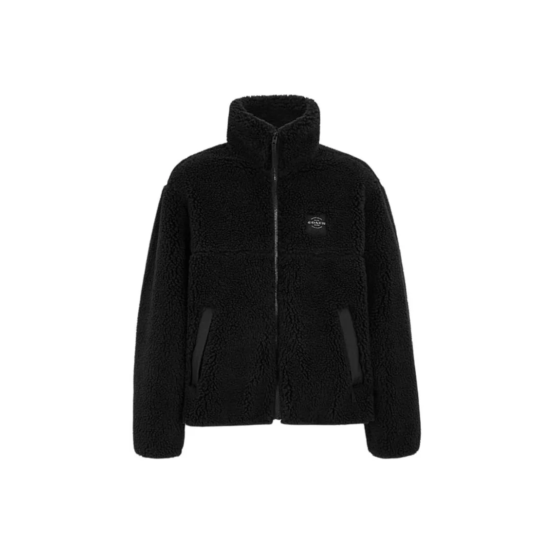 COACH Velvet feel Coat Men's Black