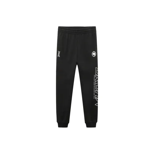 EVERLAST Черные Унисекс Вязаные Тренировочные Брюки